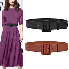腰帶女配西裝真皮裝飾大衣連衣裙子百搭頭層牛皮寬皮帶牛仔褲ins大衣腰帶-促銷 歷史價格詳細信息