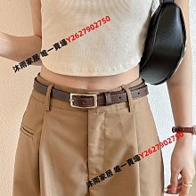 2023新款女士皮帶百搭褲帶男款牛仔褲腰帶女款復古黑色時尚女男潮-沐雨家居 歷史價格詳細信息