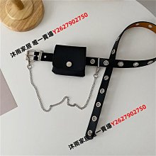 皮帶配包包女朋克風鏈條腰帶潮時尚簡約百搭jk制服配裙子ins褲帶（滿599元免運） 歷史價格詳細信息