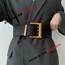 大衣寬腰帶女松緊腰封真皮裝飾毛衣配連衣裙子收腰高級感百搭西裝大衣腰帶-促銷 歷史價格詳細信息