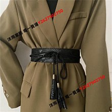 歐美寬腰帶 跳舞柳釘腰封裝飾 洋裝腰帶 金屬扣頭鬆緊腰帶女 歷史價格詳細信息