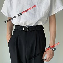 帆布腰帶男潮流年輕人2023年新款百搭彈力編織褲帶女夏季男士皮帶-沐雨家居 歷史價格詳細信息