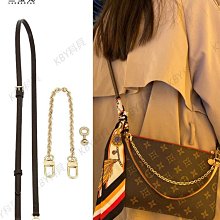 包鏈條 包肩帶 適用于lv包包肩帶斜挎植鞣替換配件改造麻將包五合一腋下包帶背帶 歷史價格詳細信息