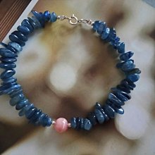 幸福窩~天然藍紋石手鍊～使用天然切面藍紋石及純銀配件~僅此件~不復刻不修改喔!適合手圍約17公分 歷史價格詳細信息