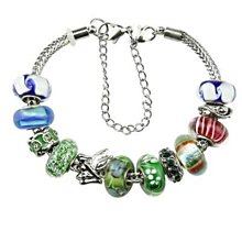 手鍊 串珠手環-琉璃飾品知性藍色歐美暢銷女配件2款73ay25[獨家進口][巴黎精品] 歷史價格詳細信息