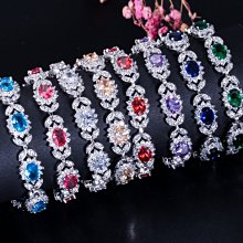 [預購商品-JJ094] 新娘晚宴 禮服AAA鋯石簡約大氣耳環項鍊套鏈 ~一組售價 歷史價格詳細信息
