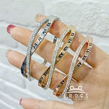 F.R.O.G.S A0064歐美INS款街拍羅馬文字交叉水鑽造型手環手飾手鐲手環手鍊(現+預) 價格比較,價格查詢,歷史價格詳細信息