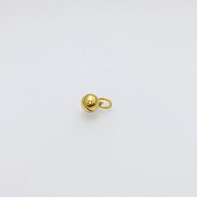 黃金墜 小鈴鐺 0.05錢 (無聲)  黃金串珠  DIY 生日禮物 金喜飛來 歷史價格詳細信息
