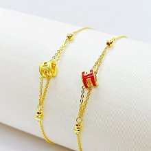 純金9999女手鍊【金色環繞】精湛工藝、時尚百搭、情人節送禮、生日禮首選、清新典雅、黃金9999手鍊【北投】金足成 歷史價格詳細信息