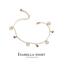 18K玫瑰金鈴鐺雙層鍊腳鍊 歷史價格詳細信息