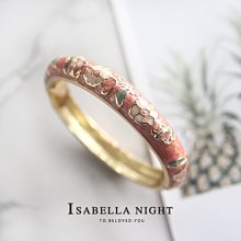 景泰藍手鐲女彩金小雛菊雕花閨蜜生日禮北京旅游七夕青~特價 歷史價格詳細信息