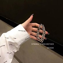 王嘉爾同款古巴鏈戒指鑲鋯石滿鉆嘻哈潮男女指環尾戒街舞情侶戒圈 歷史價格詳細信息