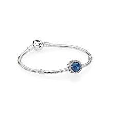 Pandora潘多拉925銀深藍海洋穆拉諾玻璃波紋串飾798938C00~兔年特價 歷史價格詳細信息