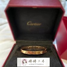 Cartier 卡地亞 LOVE系列手環 18K玫瑰金寬版4顆鑽石手鐲 B6036017 現貨正品 歷史價格詳細信息
