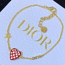 歐洲二手DIOR 迪奧 Amour 波點愛心手鏈 時尚簡約 女款 白色 歷史價格詳細信息