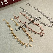 【老友珍品閣】高級感小眾金色拼接鏈條金球腳鏈女電鍍不掉色輕奢ins風女生禮物 歷史價格詳細信息