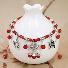 瑪瑙 紫紅 丹泉石 梅花碧璽 紅碧玉 大紅大紫 大寶石 手鍊 單品 歷史價格詳細信息