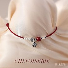 S925純銀腳鏈女紅繩鈴鐺送女友古風宮鈴性感2022新款本命年高級感特艾超夯 精品 歷史價格詳細信息