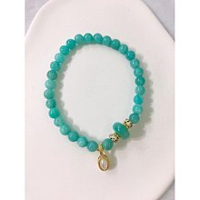 天然天河石水晶手鍊女藍綠色新疆老礦料冰種亞馬遜手串男女皆宜表面無暇無斑-玲瓏心飾 歷史價格詳細信息