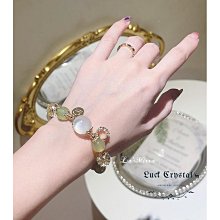 【解忧先生】天然水晶手鍊 海藍寶貔貅手鍊 女 招財手鍊 月光石 白水晶 招財開運 貔貅手繩 歷史價格詳細信息