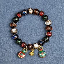 香灰琉璃手串十全十美多寶吞金獸五色本命年男女情侶款手錬 歷史價格詳細信息