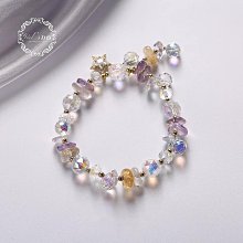 【解忧先生】月光石手鍊 天然水晶手鍊 拉長石 黃水晶手串 女 輕奢小眾 灰月光石水晶手串 月光石手珠 歷史價格詳細信息