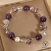 【解忧先生】森系超仙水晶手鍊女超閃尖角幸運草掛墜可抽拉串珠手串手飾YJQ70 歷史價格詳細信息