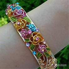 【手繪景泰藍 彩繪靈珠髮簪 複古髮簪古典髮釵晚宴盤髮。多色 】-ke04 歷史價格詳細信息