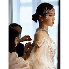 了不起的蓋茨比銀色髮箍髮圈繫帶頭飾新娘飾品舞臺手錬配飾 歷史價格詳細信息