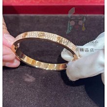 二手奢品 Cartier卡地亞 JUSTE 18K黃金 手鐲 鑽石款 寬版 釘子手環 B6048617 現貨 歷史價格詳細信息