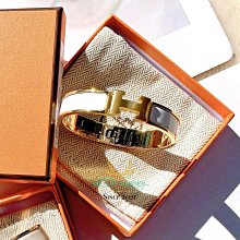 【黎都精品】Hermes Clic H 白x金 GM 手環 歷史價格詳細信息
