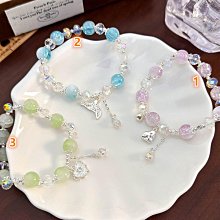 {菲兒韓國飾品} C3204 韓國直送(正韓)-氣質復古天然石竹節蝴蝶串珠手鍊(二款) 歷史價格詳細信息