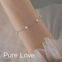 Pure Love樂芙 / 正韓 【B0722】韓系簡約S925純銀星星鋯石手鏈 / 銀 歷史價格詳細信息