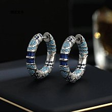 銅鑲嵌鋯石電鍍18K24白金黃金玫瑰金的手鐲戒指， 歷史價格詳細信息