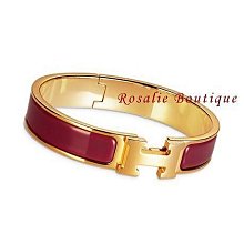 HERMES 愛馬仕 Clic H 白色琺瑯手鐲 PM 金色窄版手環 S號 現貨 多色可選正品 歷史價格詳細信息