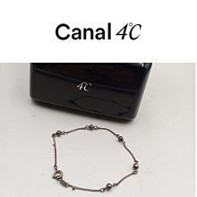 【皮老闆】一元起標  1/15結標 二手真品 CANAL4℃ 925手鍊  V409 價格比較,價格查詢,歷史價格詳細信息