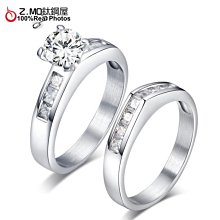 情侶對戒指 Z.MO鈦鋼屋 情侶戒指 愛心戒指 白鋼戒指 愛心對戒 素面戒指 愛心水鑽 刻字【BKY377】單個價 歷史價格詳細信息