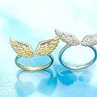 天使翅膀開口戒指(銀色) 價格比較,價格查詢,歷史價格詳細信息