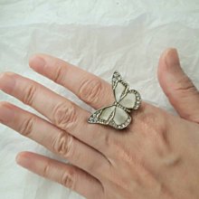 戒指藍晶石蝴蝶戒指女小眾設計輕奢高級感時尚個性食指戒年款爆款 歷史價格詳細信息