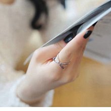 戒指極簡涂鴉波浪邊戒指女ins小眾設計百搭精致時尚帕恰狗情侶款指環 歷史價格詳細信息