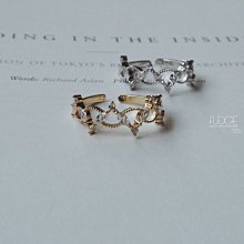 FUDGE法橘 / 正韓 鋯石鑽系列多環造型寬戒指 [二款]/LRS21374 歷史價格詳細信息