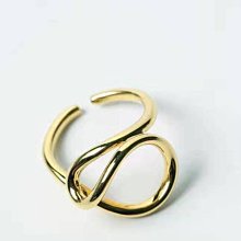 ＊ｏ-ｈａ-ｙｏｕ＊韓 KOREA名媛大器個性高質感簡約鏤空不對稱戒指-2色 歷史價格詳細信息