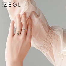 日式輕奢戒指女食指戒網紅簡約ins冷淡風時尚個性閨蜜戒子 歷史價格詳細信息