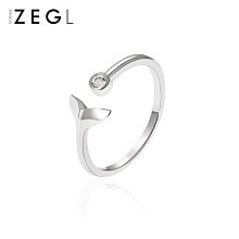 戒指網紅風凱蒂貓極簡涂鴉波浪邊戒指女百搭精致時尚帕恰狗情侶款指環 歷史價格詳細信息