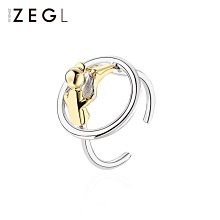 日韓ins小眾設計光面雙層戒指女韓版簡約開口可調節素圈食指指環 歷史價格詳細信息