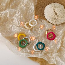 【個性戒指】彩色方磚霸氣戒指流行手飾品戒指女生指環戒子 歷史價格詳細信息