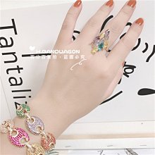 【H.W】超可愛搞怪作舊滴釉靈動機器人開口戒指 開口戒 可調節 活口 黑底 咖色 下開口 歷史價格詳細信息