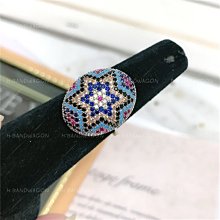 戒指雙層星星鋯石戒指女小眾設計閨蜜指環輕奢高級感時尚個性食指環戒 歷史價格詳細信息