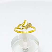 黃金女戒指 蝴蝶結 9999純黃金戒指 | 晶漾金飾鑽石JingYang Jewelry 歷史價格詳細信息