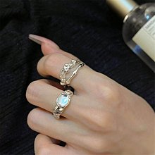 戒指銀色冷淡風開口可調節戒指女ins小眾設計感時尚指環新款 歷史價格詳細信息